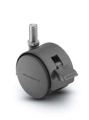 Shepherd PPA50828FB-B 50mm Nylon Swivel Caster with Brake – 75 lb