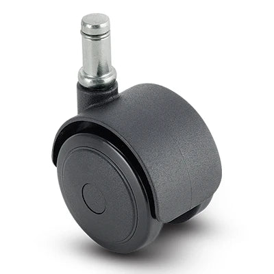 Self-Braking Chair Caster | 50 mm Diameter Wheel | 1 Piece | Supports 75 lbs Per Caster CasterHQ