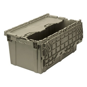 QDC2717-12 Attached Top Container | 18.75 Gallon Stackable Storage Bin with Hinged Lid Quantum
