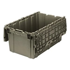 QDC2717-12 Attached Top Container | 18.75 Gallon Stackable Storage Bin with Hinged Lid Quantum