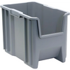 QGH600 4 PC-Giant Stack Container - Stackable Storage Bin for Large Items Quantum