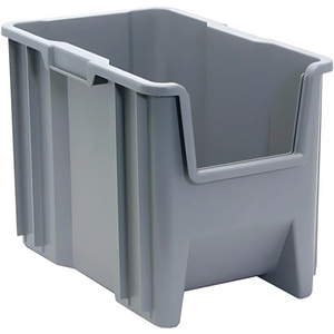 QGH600 4 PC-Giant Stack Container - Stackable Storage Bin for Large Items Quantum