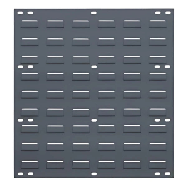 Heavy-Duty QLP-1819 Louvered Panel - 18" x 19" Gray Steel Quantum