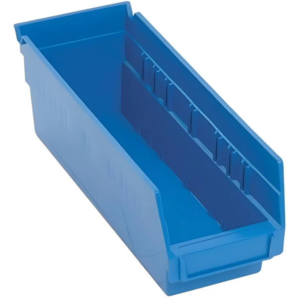QSB101 Bulk 36 PC-Economy Plastic Shelf Bin - Durable Polypropylene Storage Container Quantum