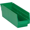 QSB101 Bulk 36 PC-Economy Plastic Shelf Bin - Durable Polypropylene Storage Container Quantum