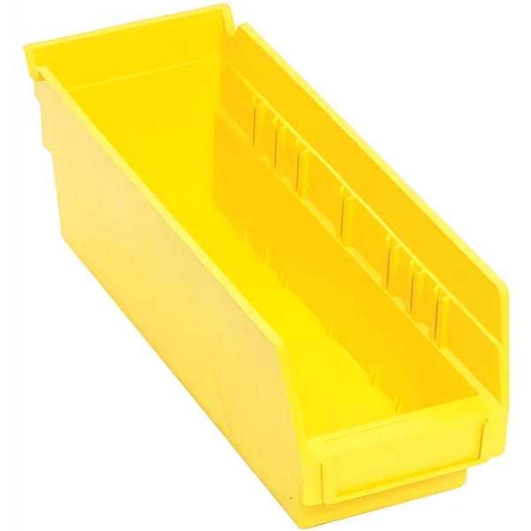QSB101 Bulk 36 PC-Economy Plastic Shelf Bin - Durable Polypropylene Storage Container Quantum