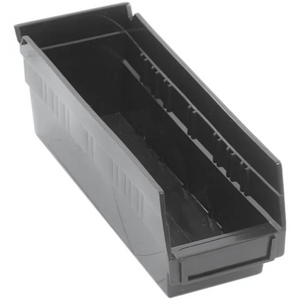 QSB101 Bulk 36 PC-Economy Plastic Shelf Bin - Durable Polypropylene Storage Container Quantum