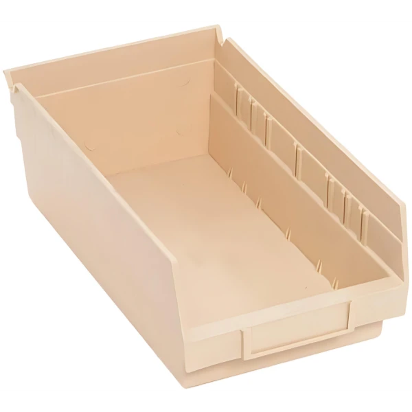 QSB102 Bulk 30 PC-Durable Polypropylene Economy Shelf Bin - Storage Container Quantum