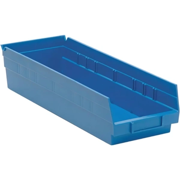 QSB104 Economy Plastic Shelf Bin - Durable Polypropylene Storage Solution Quantum