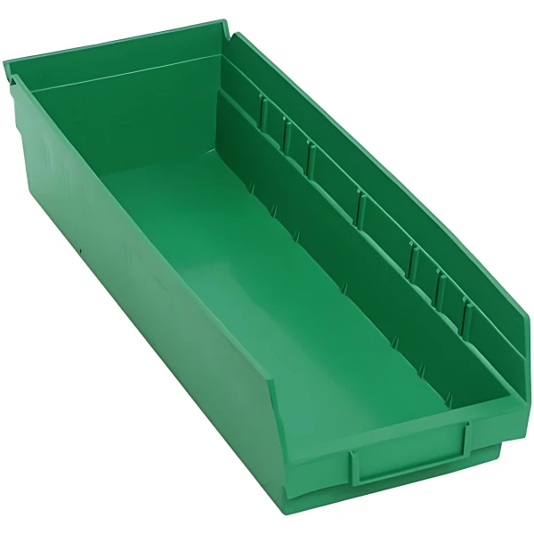 QSB104 Economy Plastic Shelf Bin - Durable Polypropylene Storage Solution Quantum