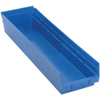 QSB106 Bulk 8 PC-Economy Shelf Bin - Tough Polypropylene Storage Quantum
