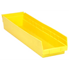 QSB106 Bulk 8 PC-Economy Shelf Bin - Tough Polypropylene Storage Quantum
