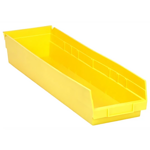 QSB106 Bulk 8 PC-Economy Shelf Bin - Tough Polypropylene Storage Quantum