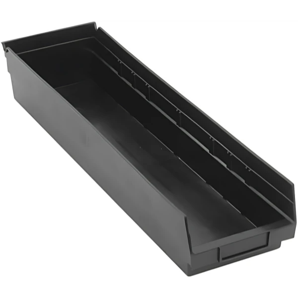 QSB106 Bulk 8 PC-Economy Shelf Bin - Tough Polypropylene Storage Quantum