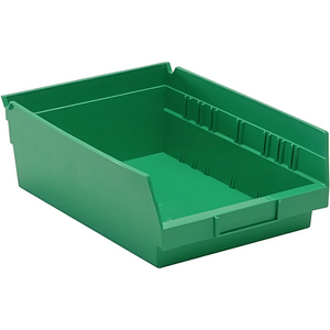 QSB107 Bulk 20 PC-Economy Shelf Bin Durable Polypropylene Storage Container Quantum