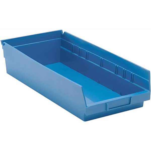 QSB108 Bulk 10 PC-Economy Shelf Bin - Polypropylene Storage Container Quantum