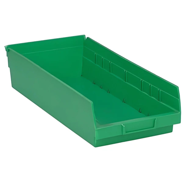QSB108 Bulk 10 PC-Economy Shelf Bin - Polypropylene Storage Container Quantum