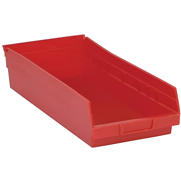 QSB108 Bulk 10 PC-Economy Shelf Bin - Polypropylene Storage Container Quantum