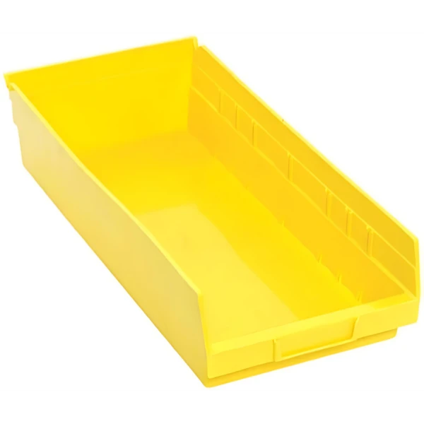 QSB108 Bulk 10 PC-Economy Shelf Bin - Polypropylene Storage Container Quantum
