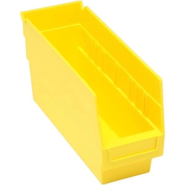 QSB201 Bulk 36 PC-6" Shelf Bin - Durable, Space-Saving Storage Solution Quantum