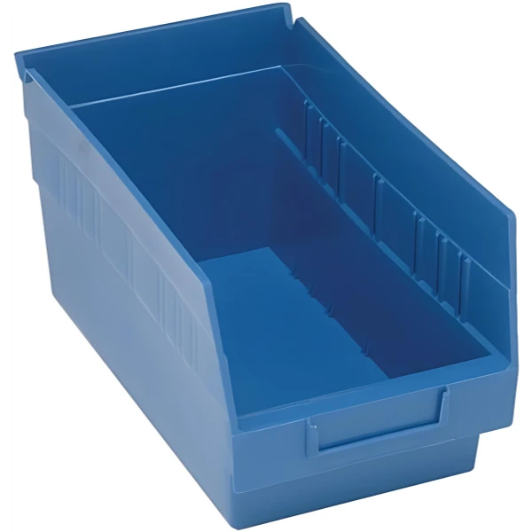 QSB202 Bulk 30 PC-6" Shelf Bin - Durable Polypropylene Storage Container Quantum