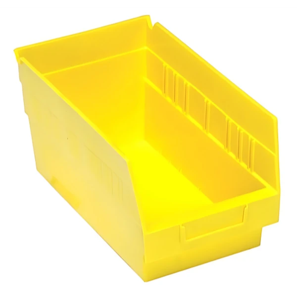 QSB202 Bulk 30 PC-6" Shelf Bin - Durable Polypropylene Storage Container Quantum