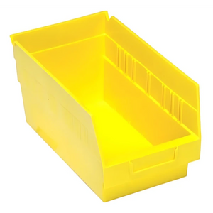 QSB202 Bulk 30 PC-6" Shelf Bin - Durable Polypropylene Storage Container Quantum