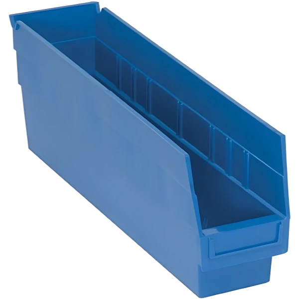 QSB203 Bulk 20 PC-6" Polypropylene Shelf Bin - Durable Storage Solution for Par-Level Systems Quantum