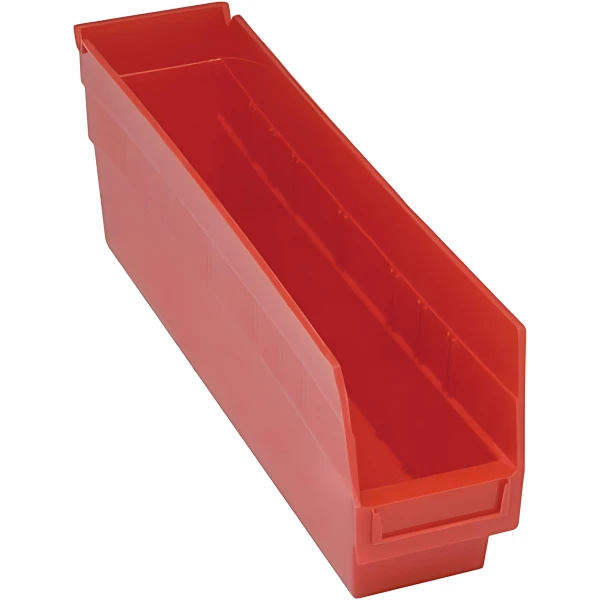 QSB203 Bulk 20 PC-6" Polypropylene Shelf Bin - Durable Storage Solution for Par-Level Systems Quantum