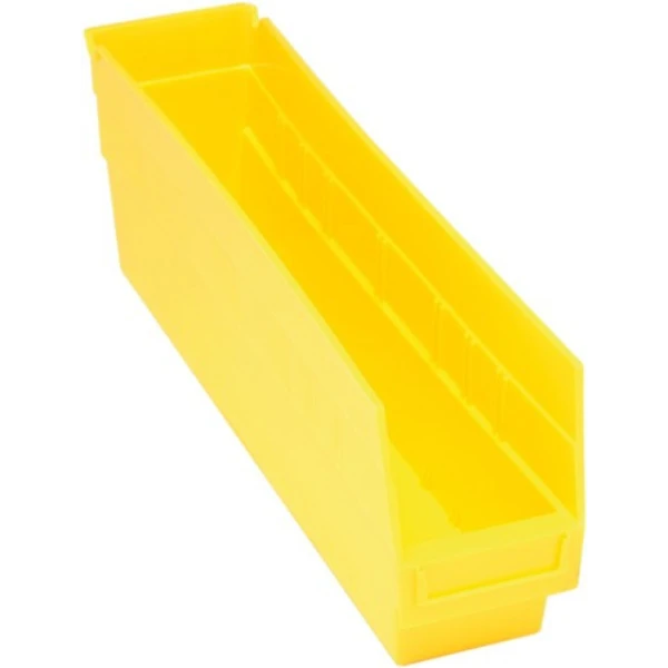 QSB203 Bulk 20 PC-6" Polypropylene Shelf Bin - Durable Storage Solution for Par-Level Systems Quantum