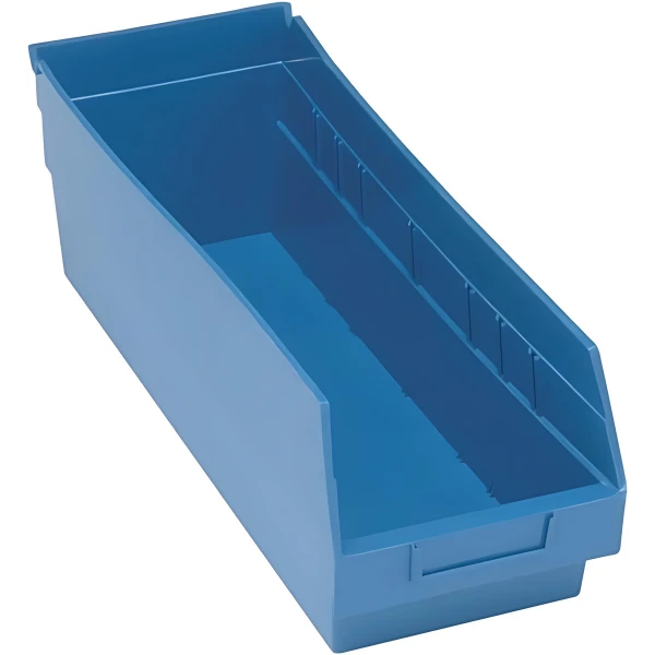 QSB204 Bulk 20 PC-6" Shelf Bin - Durable Storage Container for Par-Level Systems Quantum