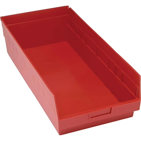 QSB216 6 PC-6" Shelf Bin: Durable Polypropylene Storage Container for Racks & Shelving Units Quantum