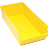 QSB216 6 PC-6" Shelf Bin: Durable Polypropylene Storage Container for Racks & Shelving Units Quantum