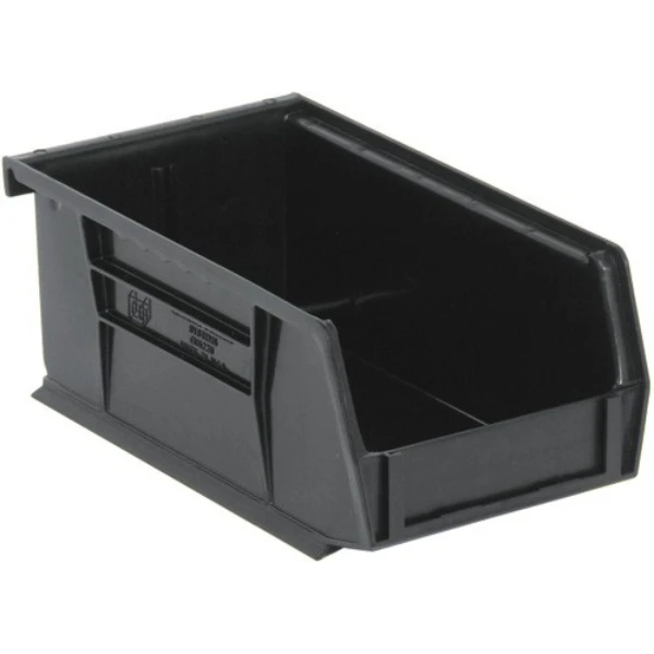 QUS220 24 PC-Ultra Stack and Hang Bin - Durable Polypropylene Storage Container Quantum