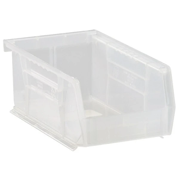 QUS220 24 PC-Ultra Stack and Hang Bin - Durable Polypropylene Storage Container Quantum