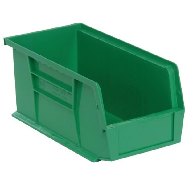 QUS230 12 PC-Ultra Stack and Hang Bin - Durable Plastic Storage Container Quantum