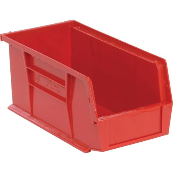 QUS230 12 PC-Ultra Stack and Hang Bin - Durable Plastic Storage Container Quantum
