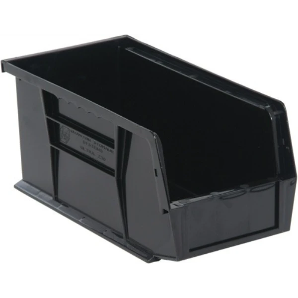 QUS230 12 PC-Ultra Stack and Hang Bin - Durable Plastic Storage Container Quantum