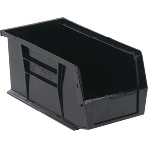 QUS230 12 PC-Ultra Stack and Hang Bin - Durable Plastic Storage Container Quantum