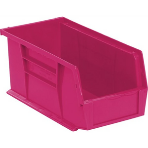QUS230 12 PC-Ultra Stack and Hang Bin - Durable Plastic Storage Container Quantum