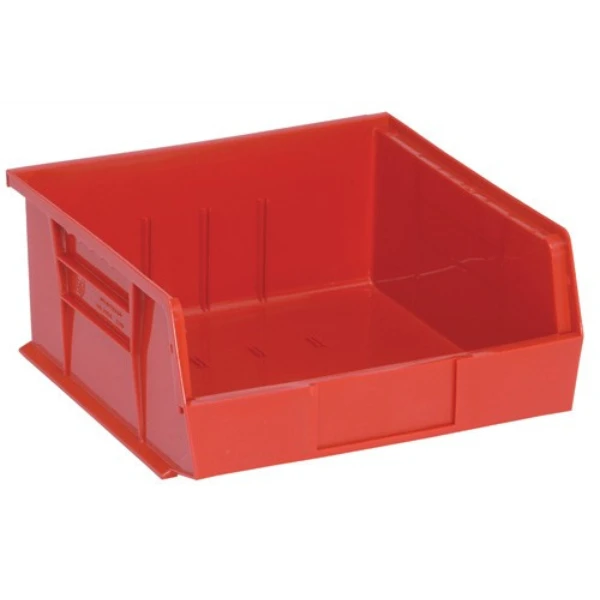 QUS235 6 PC-Ultra Stack and Hang Bin - Durable Polypropylene Storage Container Quantum