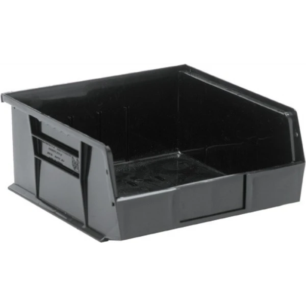 QUS235 6 PC-Ultra Stack and Hang Bin - Durable Polypropylene Storage Container Quantum