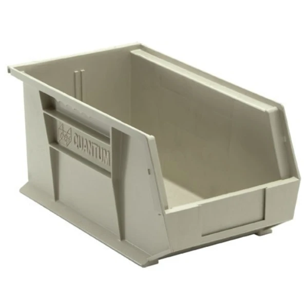 QUS240 12 PC-Ultra Stack and Hang Bin Durable Polypropylene Storage Container Quantum
