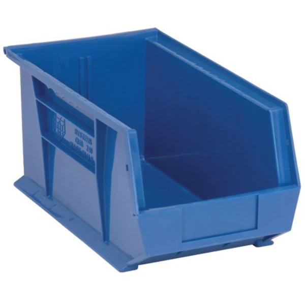 QUS240 12 PC-Ultra Stack and Hang Bin Durable Polypropylene Storage Container Quantum