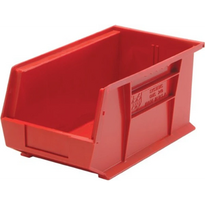 QUS240 12 PC-Ultra Stack and Hang Bin Durable Polypropylene Storage Container Quantum