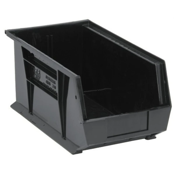 QUS240 12 PC-Ultra Stack and Hang Bin Durable Polypropylene Storage Container Quantum