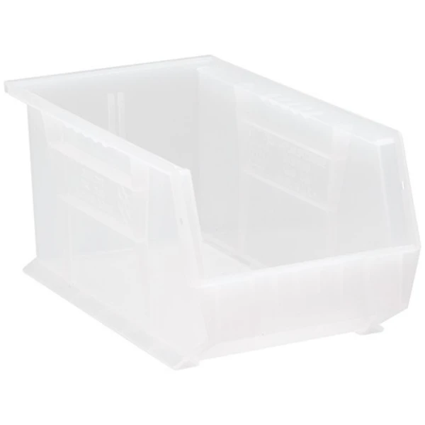 QUS240 12 PC-Ultra Stack and Hang Bin Durable Polypropylene Storage Container Quantum