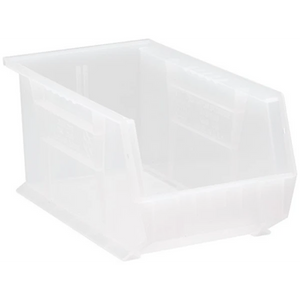 QUS240 12 PC-Ultra Stack and Hang Bin Durable Polypropylene Storage Container Quantum