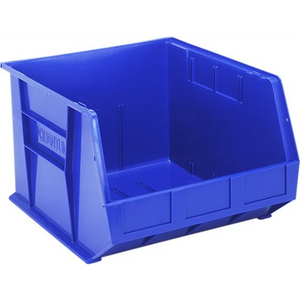 QUS270 3 PC-Ultra Stack and Hang Bin - Durable Polypropylene Storage for Inventory Organization Quantum