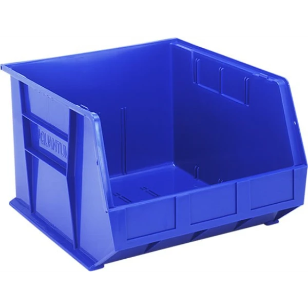 QUS270 3 PC-Ultra Stack and Hang Bin - Durable Polypropylene Storage for Inventory Organization Quantum